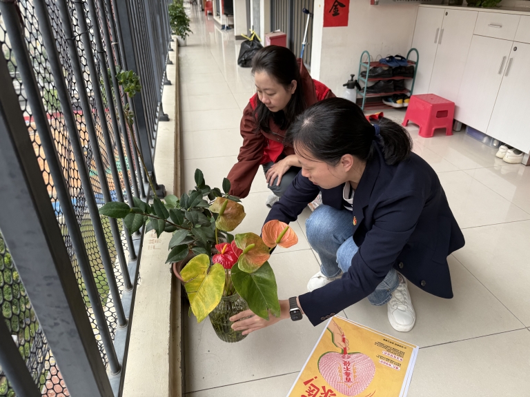 党建红引领志愿行 气象人守护社区健康安全——粤港澳大湾区气象监测预警预报中心党支部开展主题党日活动